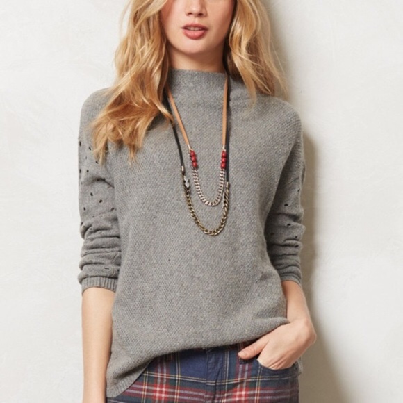 Cream Anthropologie Moth Ceres Sweater - Picture 6 of 7